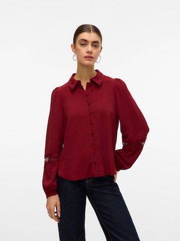 VERO MODA Блузка 'VMALVA' в Коричневый: спереди