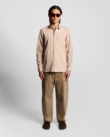 Lyle & Scott Regular fit Overhemd in Beige