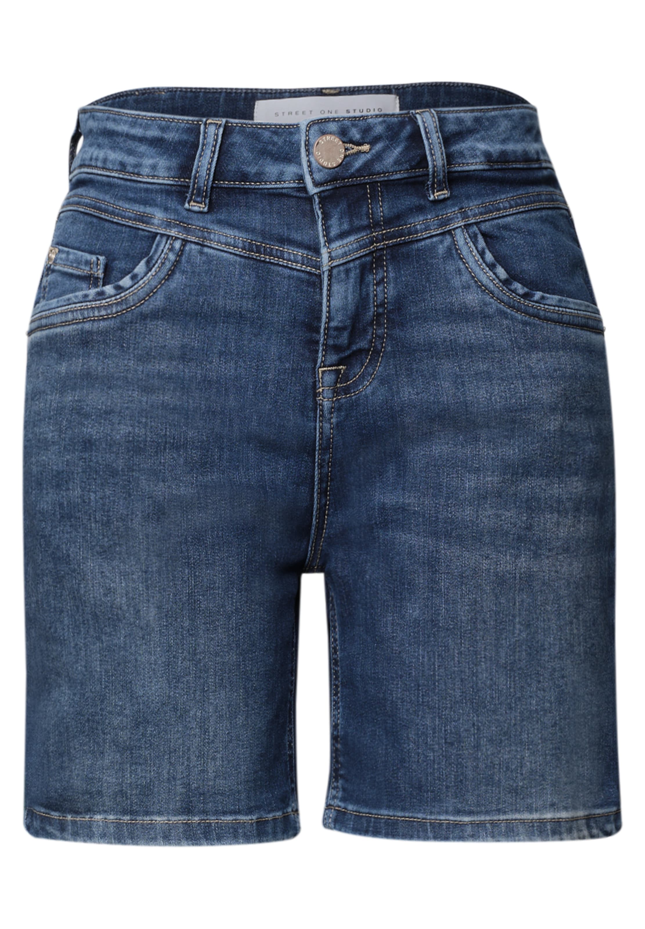 Street One Studio Regular Jeans in Blau: Vorderseite