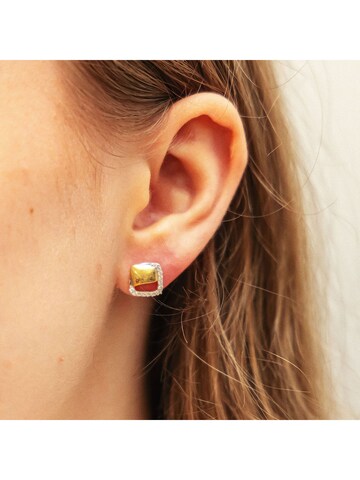 Fascination by Ellen K. Earrings in Yellow: front