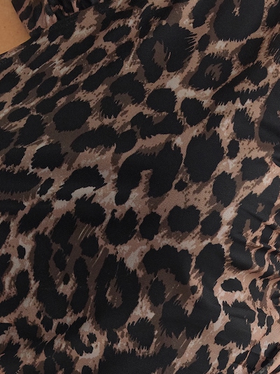 Trendyol Top in Cappuccino / Mocha / Dark brown / Black, Item view