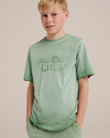T-Shirt WE Fashion en vert