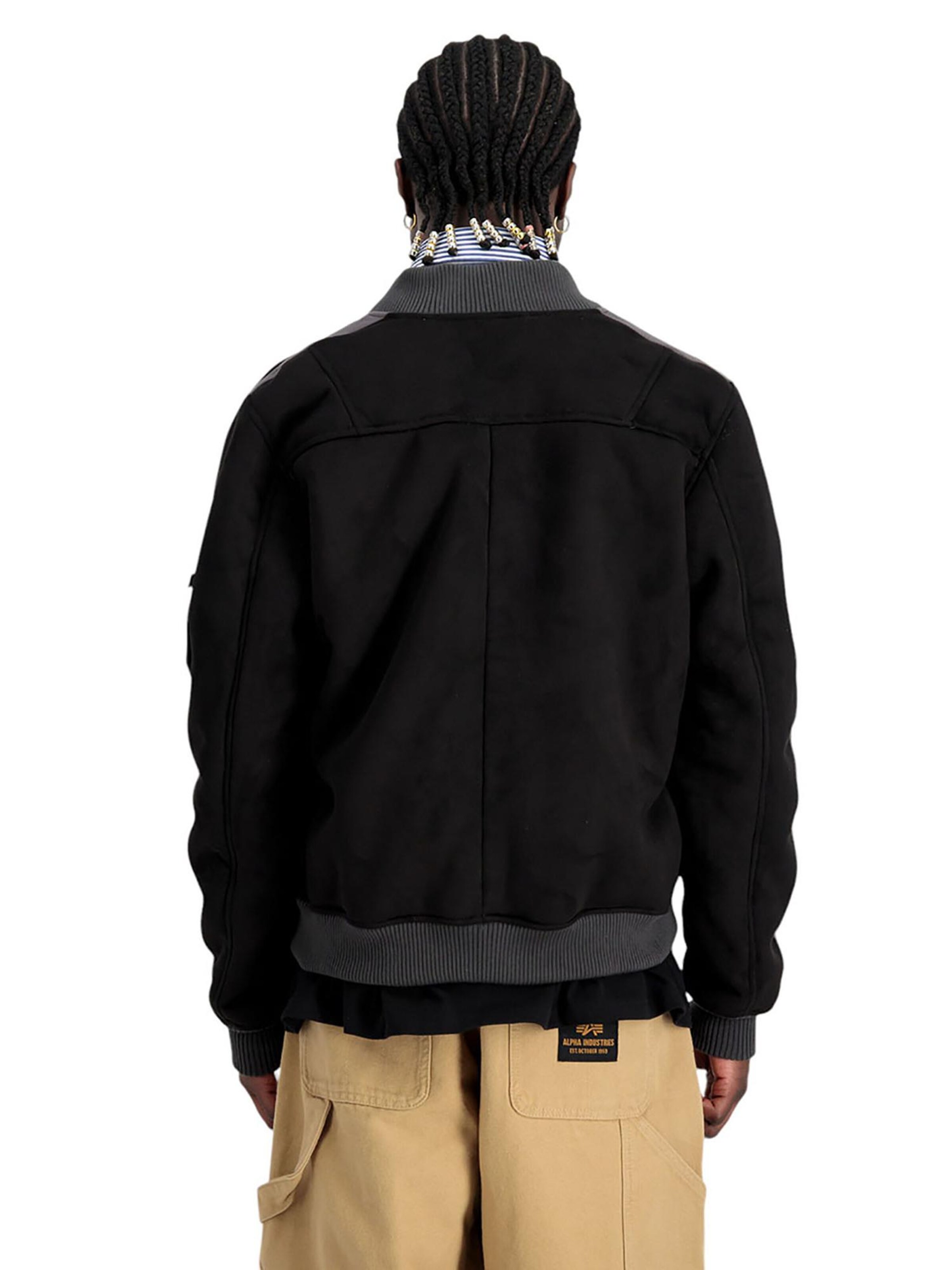ALPHA INDUSTRIES Between-Season Jacket 'MA-1 FS' in Black