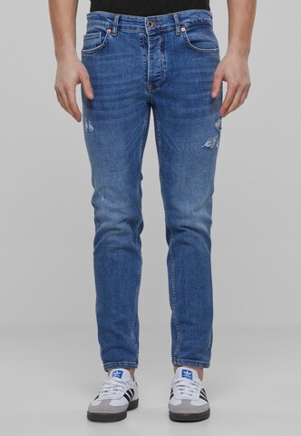 2Y Premium Regular Jeans in Blue: front