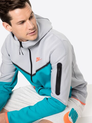 Nike Sportswear - Casaco em moletão em azul