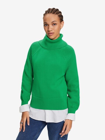 Pull-over ESPRIT en vert : devant