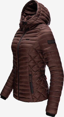 MARIKOO Between-Season Jacket 'Samtpfote' in Brown