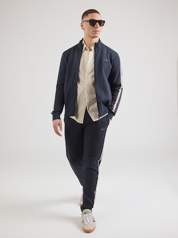 Hackett London Суичъри с качулка 'CLUB' в синьо