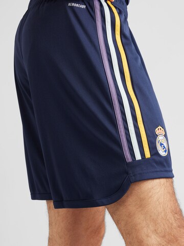 ADIDAS PERFORMANCE Normální Sportovní kalhoty 'Real Madrid 23/24 Away' – modrá