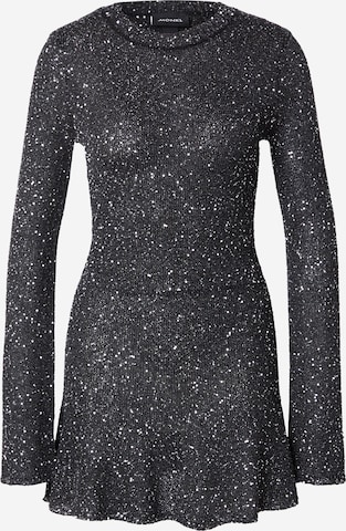 Monki Плетена рокля в черно: отпред