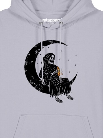 Sweat-shirt 'Pizza for life' Watapparel en violet