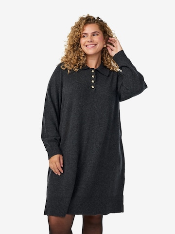 pilka Zizzi Megzta suknelė 'MVISTA': priekis