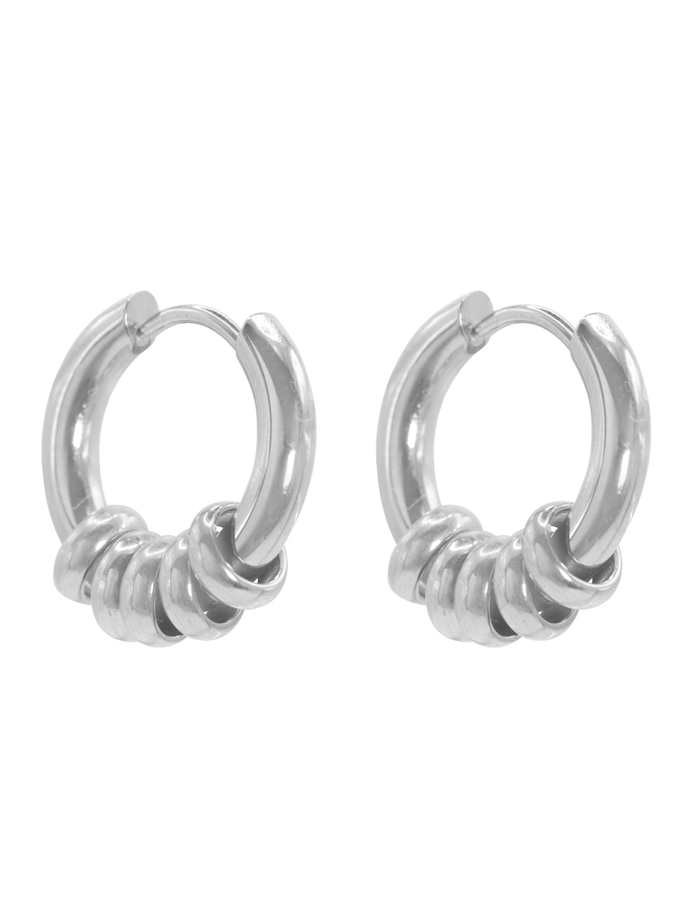 Boucles d'oreilles 'Quiru' Heideman en argent : devant