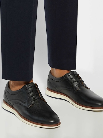 Dune LONDON Sportlicher Schnürschuh 'Brydon' in Schwarz