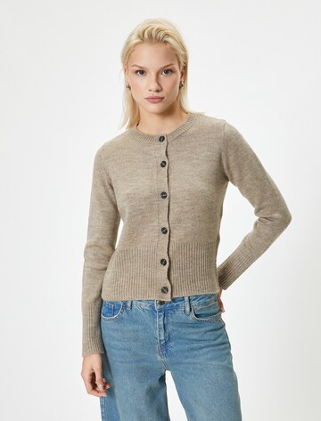 Koton Knit cardigan in Brown: front