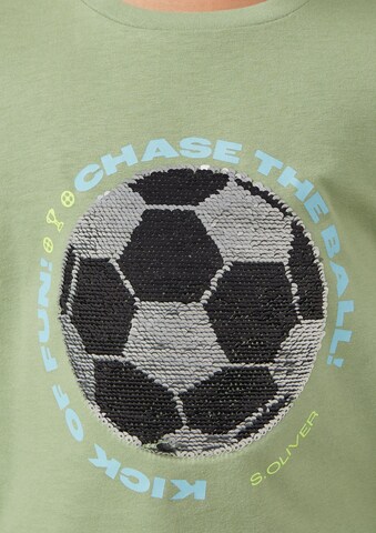 T-Shirt s.Oliver en vert