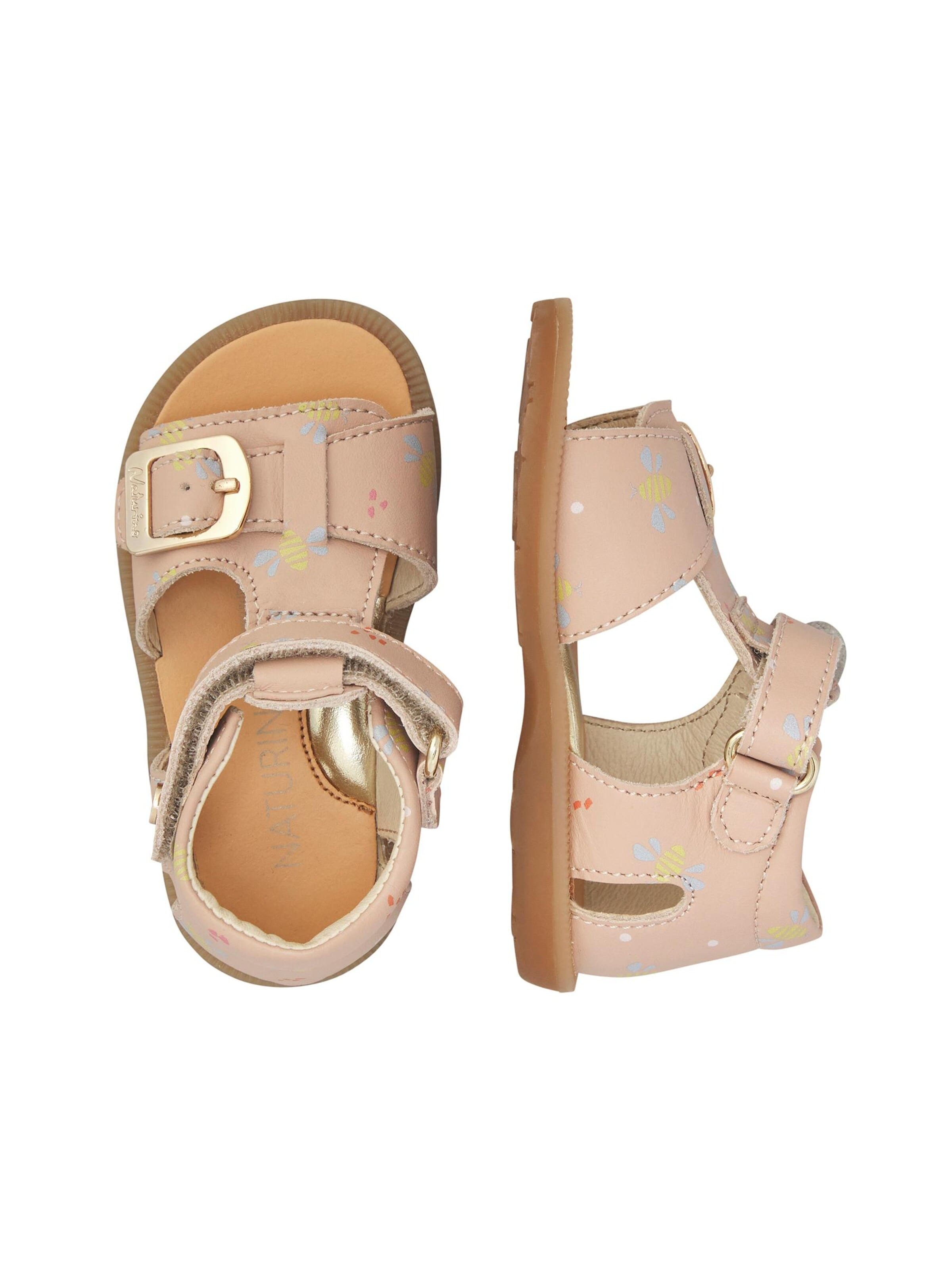 NATURINO Sandal 'QUARZO' in Pink