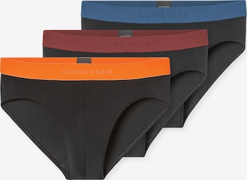 SCHIESSER Slip - fekete: elől