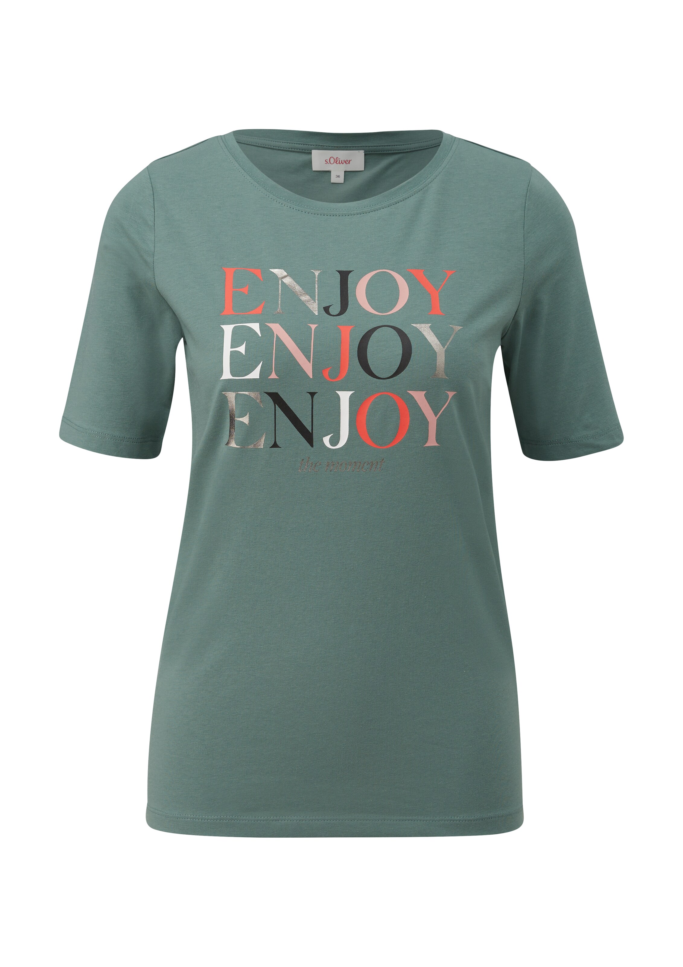 s.Oliver T-Shirt in Grün: Vorderseite