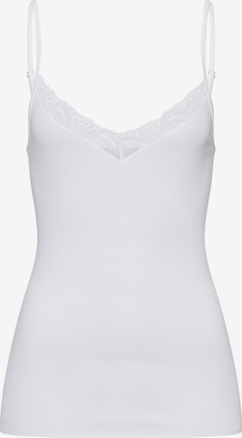 Haut Hanro en blanc : devant