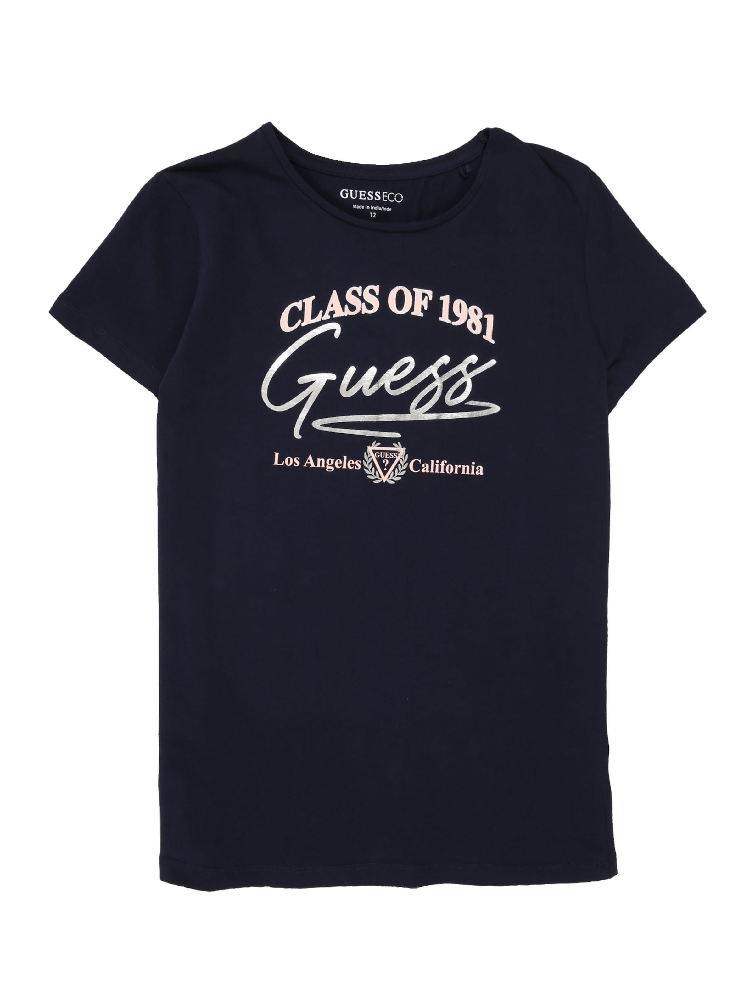 GUESS - Camiseta en azul: frente