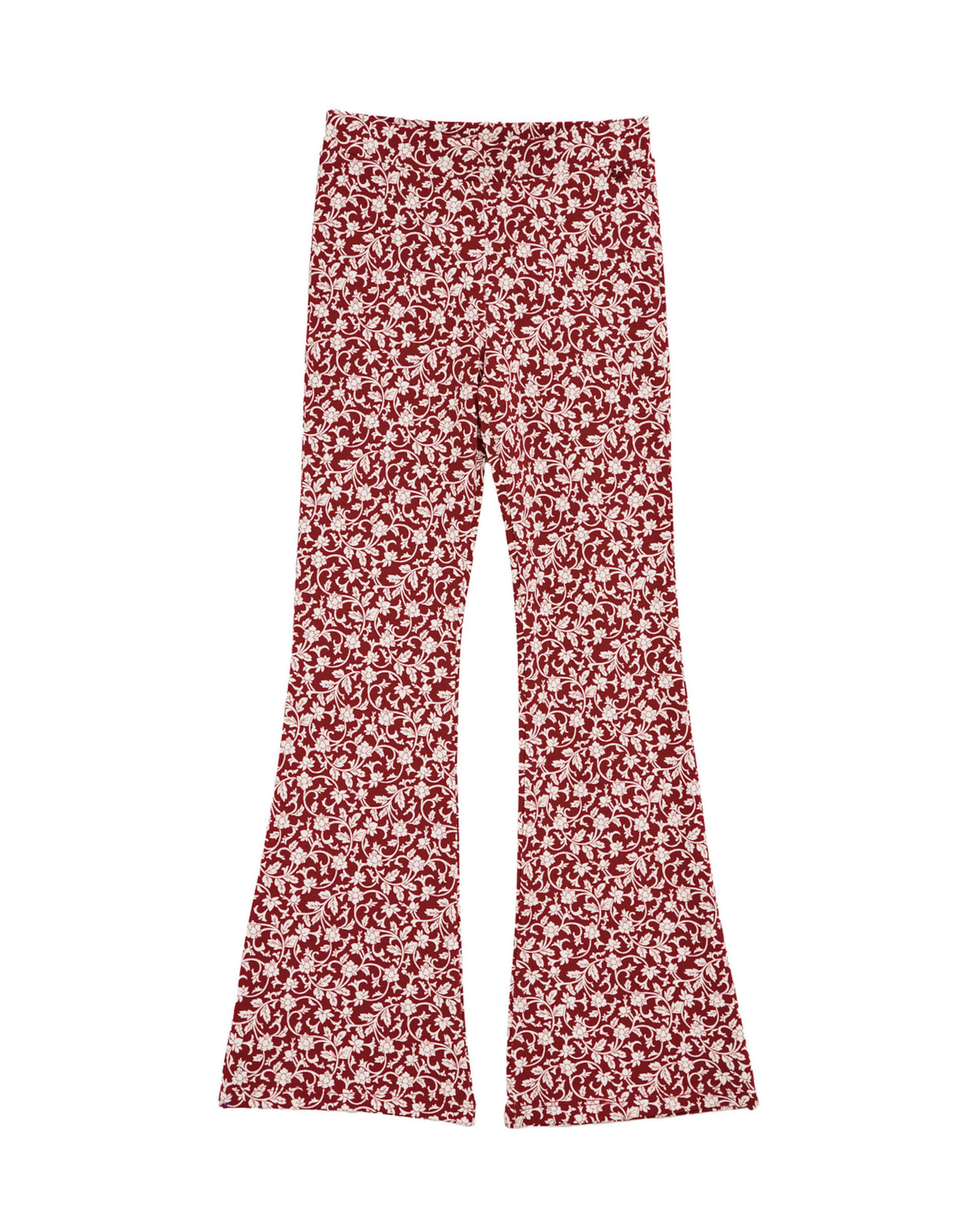 WE Fashion Na zvonec Hlače | rdeča barva: sprednja stran