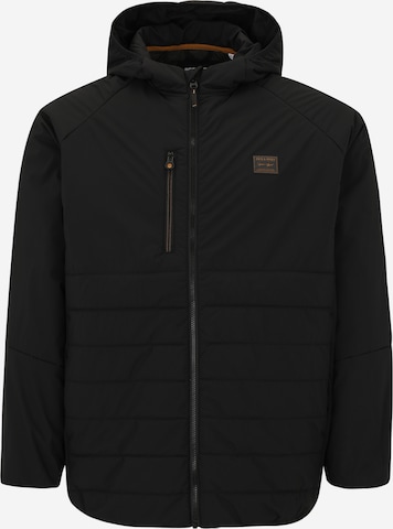 Jack & Jones PlusZimska jakna 'JJFINN' - crna boja: prednji dio