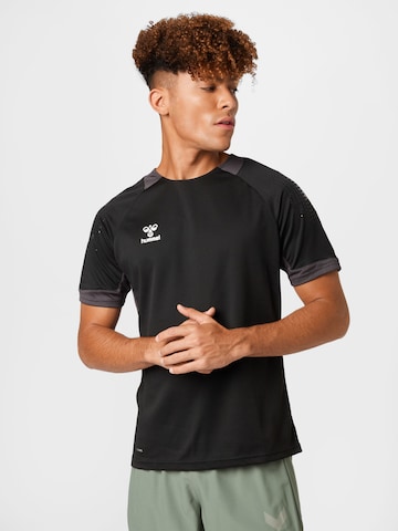 Hummel - Camisola de futebol em preto: frente