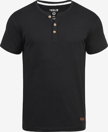 !Solid Shirt 'Volker' in Black: front