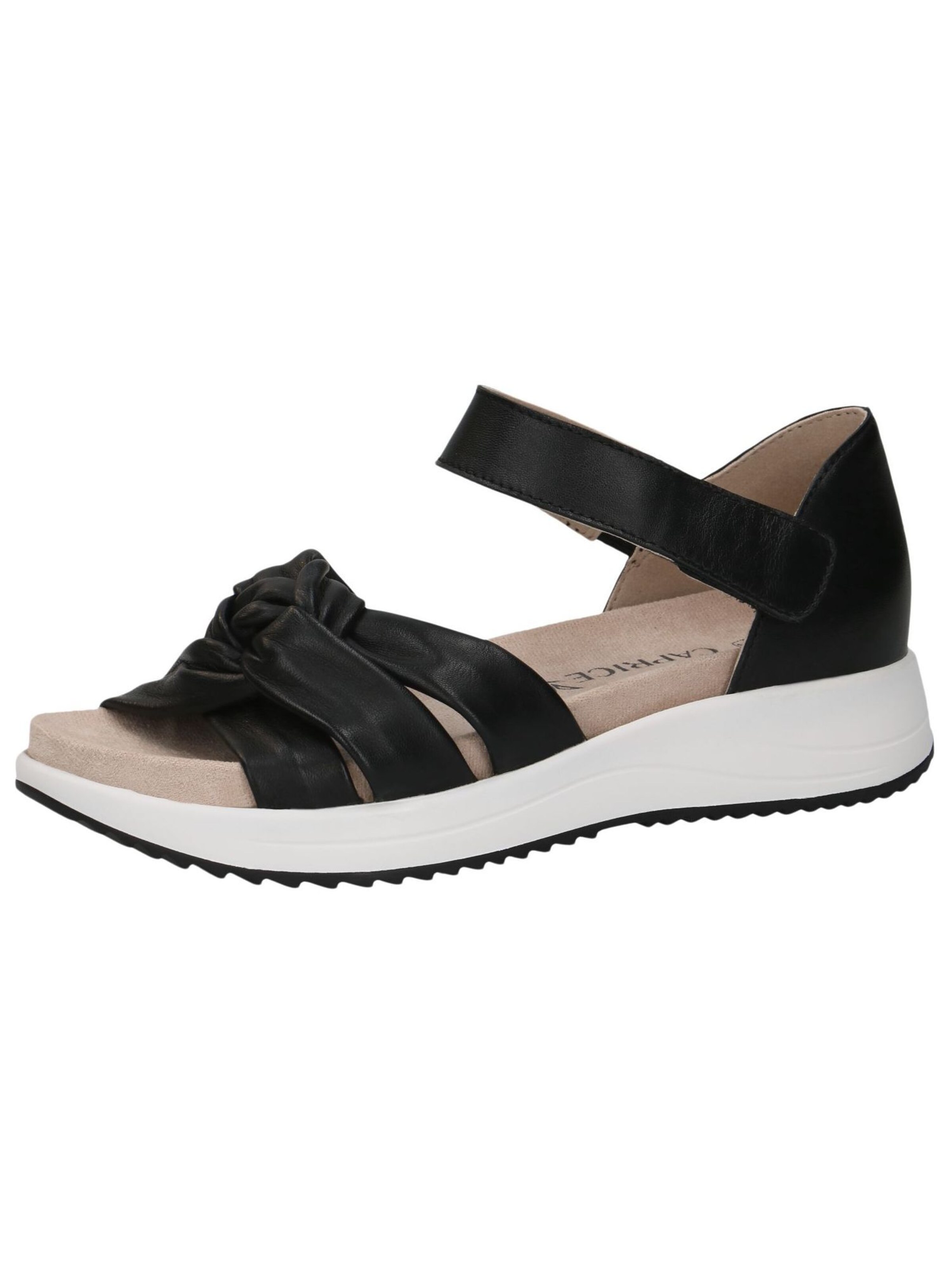 CAPRICE Sandale in schwarz, Produktansicht