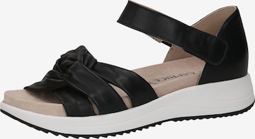 CAPRICE Sandale in Schwarz: Vorderseite