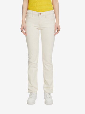 ESPRIT Regular Jeans in Wit: voorkant