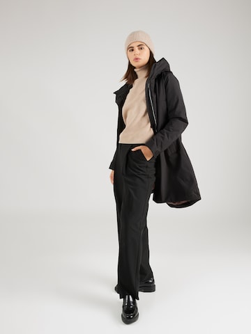 Manteau fonctionnel 'Eline' elvine en noir