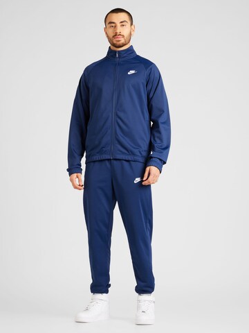 Nike Sportswear Sweatsuit in Blue: front