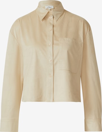 s.Oliver Blouse in Bruin: voorkant