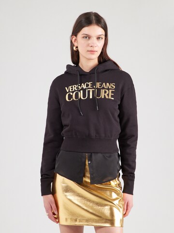 Versace Jeans Couture Sweatshirt in Black: front