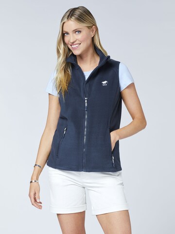 Polo Sylt Weste in Blau: Vorderseite