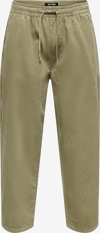 Only & Sons Spodnie 'Laus' w kolorze zielony: przód