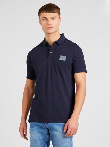 T-Shirt 'Dereso_V' HUGO en bleu : devant
