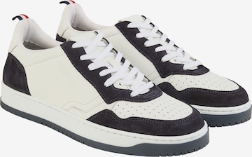 Baskets basses HECHTER PARIS en bleu : devant