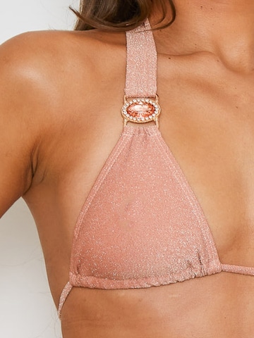 Moda Minx Triangel Bikinitop 'Lumiere Amour' in Orange
