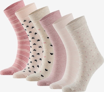 Apollo Trachtensocken 'Bio' in Pink: Vorderseite