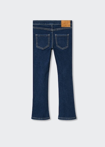 MANGO KIDS Flared Jeans 'Trumpet' in Blau