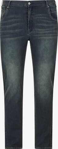 Charles Colby Loose fit Jeans ' Baron Tahams ' in Blue: front