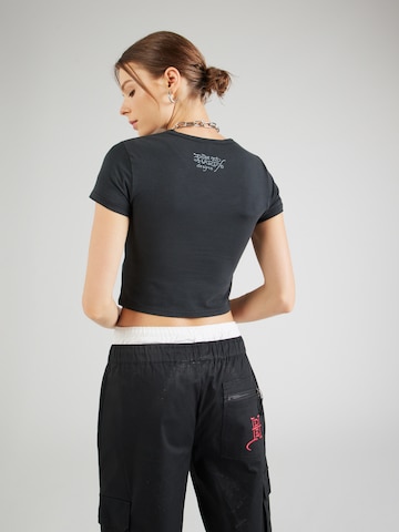 Ed Hardy Tričko 'NEW YORK CITY' – černá