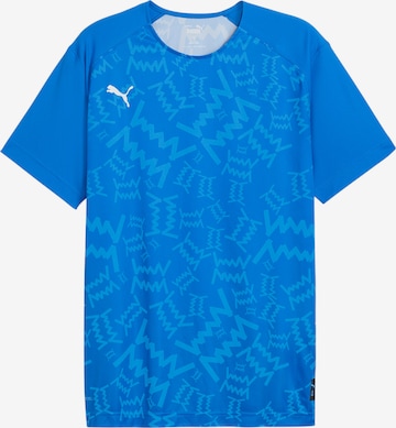 Tricou funcțional 'Teamjaws' de la PUMA pe albastru: față