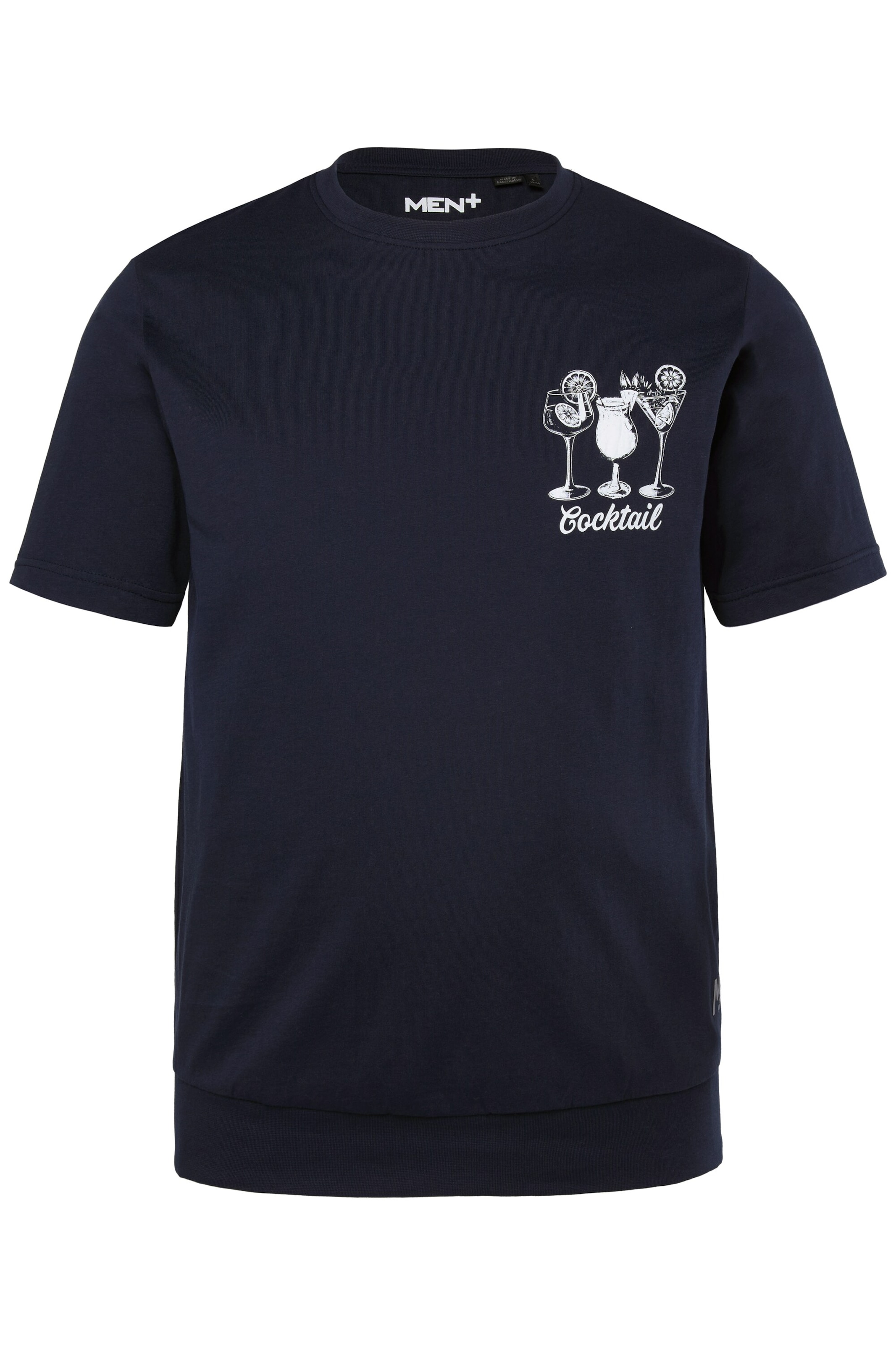 Men Plus Shirt in Blue: front