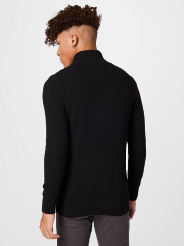 Kronstadt Knit Cardigan 'Benjamin' in Black