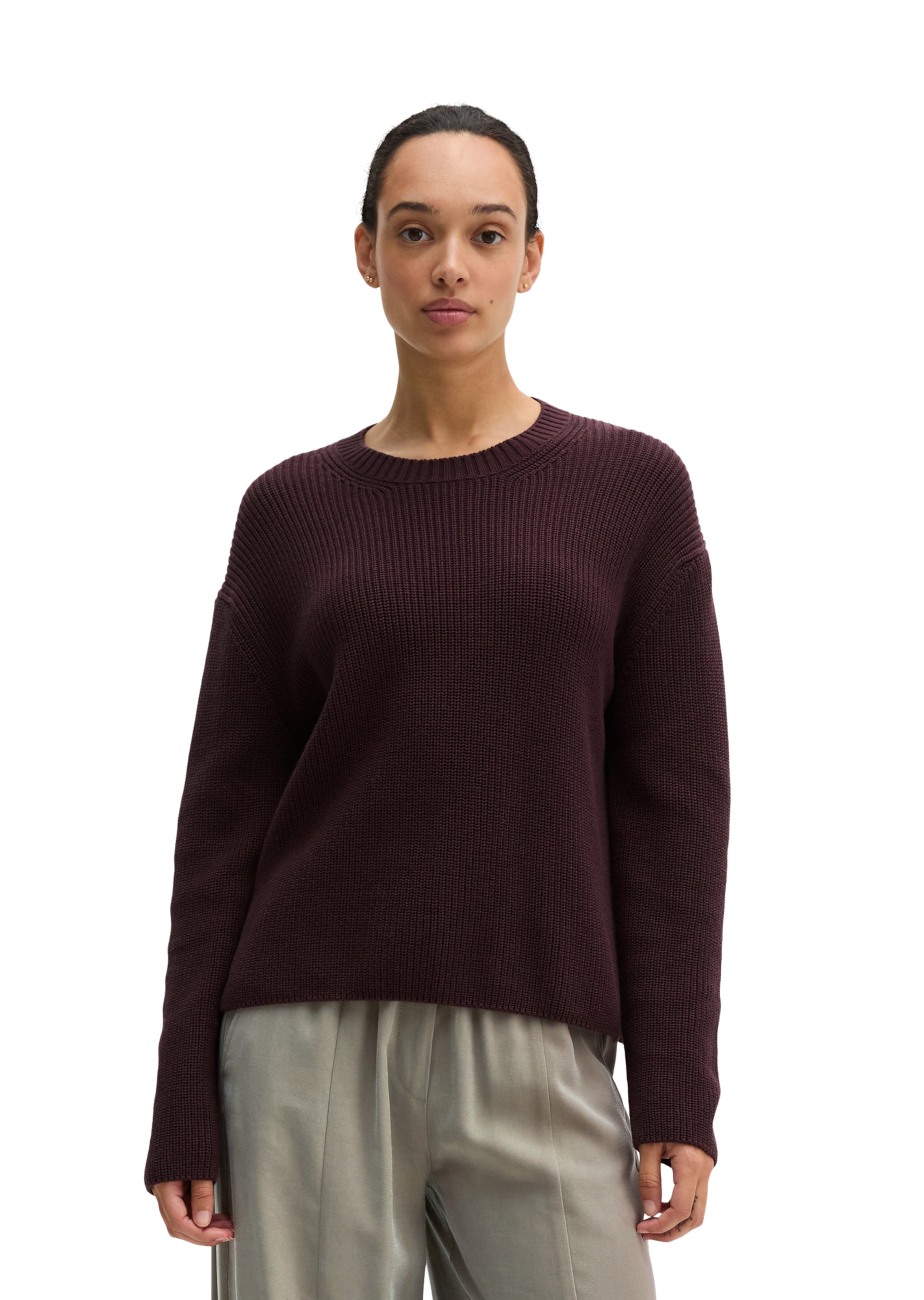Pull-over Marc O'Polo en marron : devant