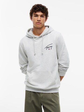 Tommy Jeans Μπλούζα φούτερ 'ENTRY' σε γκρι: μπροστά